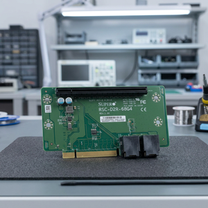 RSC-D2R-68G4 2U RHS DCO Riser 1x PCIe 4.0x16 1x X8แบบพาสซีฟ HF RoHS สำหรับ Supermicro Server - Product Image 3
