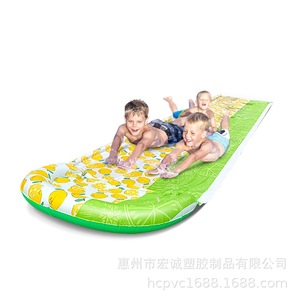 Tapis de glisse aquatique gonflable 480x86cm en PVC pour enfants, jeux d'été en plein air - Product Image 4