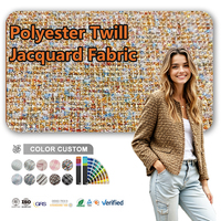 Tissu Tweed Vintage Double Face Épais pour Femme - Largeur 148 cm - Idéal pour la Confection de Vestes et Sacs