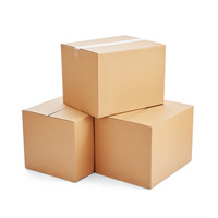 Cajas de Cartón Corrugado Kraft Reciclables con Logotipo Personalizado, Embalaje para Crema de Ojos con Relieve, Carpetas de Envío Móvil Express