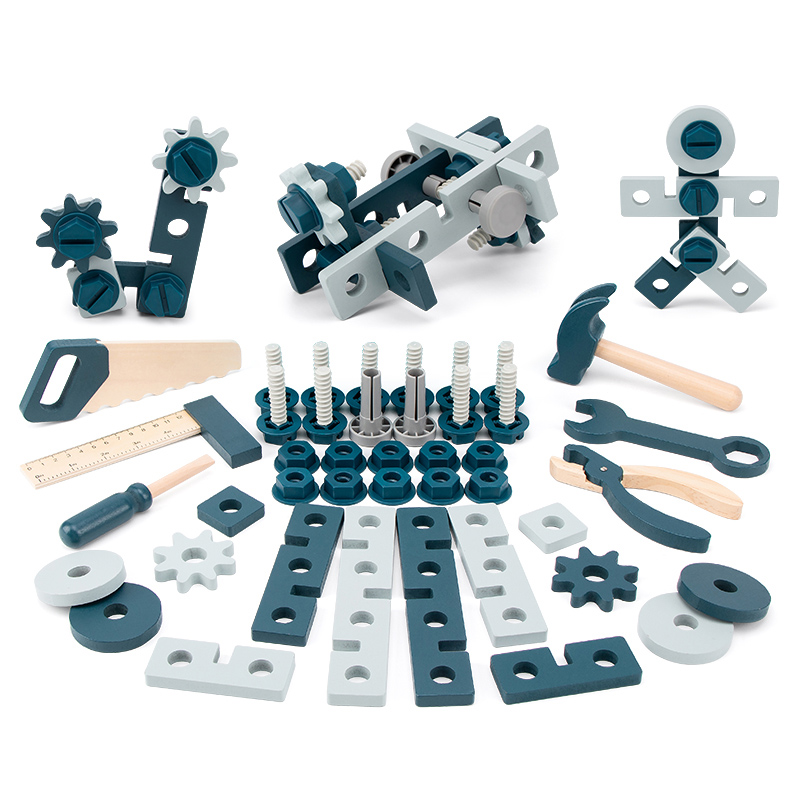 Набор детских инструментов, игра для ролевых игр, пазл для раннего развития, развивающая игрушка, Разборка и сборка, комбинированная игрушка с винтами