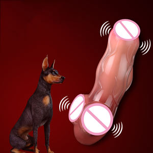 FAAK 13 cm <span class=keywords><strong>Vibrator</strong></span> untuk wanita masturbasi 10 frekuensi getaran Vagina stimulasi silikon cair Dildo simpul - Product Image 1