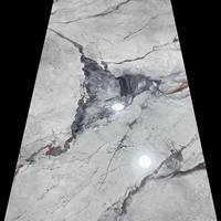 Plaque PVC Mable de Haute Qualité 1220*2440mm à Surface Lisse avec Service de Découpe, Imperméable, Ignifuge, Anti-UV pour Panneau Mural