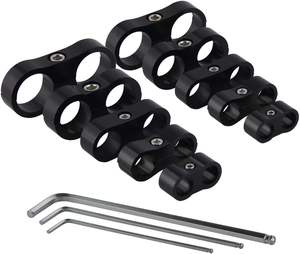 Cnc Auto Repuestos Piezas personalizadas Maquinaria Línea de combustible de aluminio Abrazadera separadora de manguera de montaje con 6AN - Product Image 4