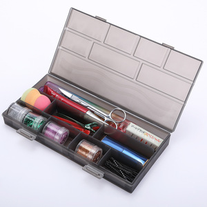 Boîte de rangement pour accessoires capillaires Wanmei en plastique 3-6L avec compartiments pour pinces, bijoux, épingles à cheveux, organiseurs - Product Image 2