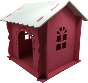 Umweltfreundliche Organische Wolle Donut-förmige Katzenhöhle und -haus Filz Haustiernest - Product Image 1