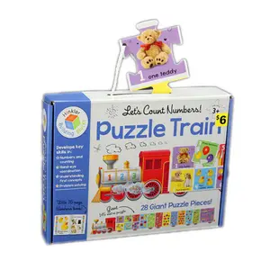 Personalizzato alfabeto numeri gigante piece piano carta jigsaw puzzle istruzione per i bambini