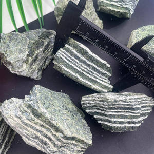 All'ingrosso cristallo naturale di cristallo grezzo <span class=keywords><strong>pietra</strong></span> grezza <span class=keywords><strong>verde</strong></span> Zebra <span class=keywords><strong>diaspro</strong></span> <span class=keywords><strong>pietra</strong></span> grezza per la decorazione domestica - Product Image 5