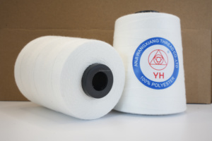 ด้ายโพลีเอสเตอร์ความทนทานสูง 100% เบอร์ 20/6 แบบ 6 เส้น สำหรับเย็บปิดปากถุง PP ความหนาแน่น 20 เส้น/นิ้ว - Product Image 3