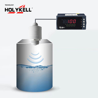 Capteur radar compact Holykell pour la mesure continue du niveau des eaux usées, capteur de niveau radar 20m