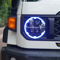 Ensemble de phares LED KGKB pour Toyota Land Cruiser LC76 LC78 LC79 2024, mise à niveau, projecteur bicolore, quatre lentilles, plug & play