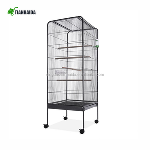 Jaula Doble Súper Grande XL para Loros Pajarera de Metal para Aves de Exterior para Agapornis <span class=keywords><strong>Casa</strong></span> con Alambre de Hierro - Product Image 5