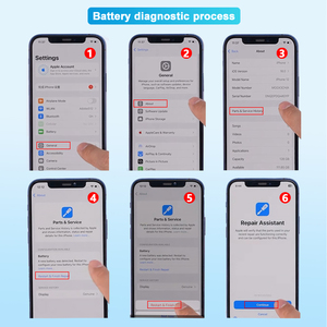 แบตเตอรี่แท้จากโรงงาน OEM 100% สำหรับ iPhone 14 Plus ระบบ <span class=keywords><strong>IOS</strong></span> 26.1 พร้อมการวินิจฉัย  รับประกัน 18 เดือน ได้รับการรับรองมาตรฐาน CE มีสินค้าในสต็อก - Product Image 4
