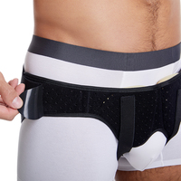 Ceinture de soutien pour hernie inguinale avec deux coussinets de compression amovibles, protection pour l'aine et l'hernie inguinale