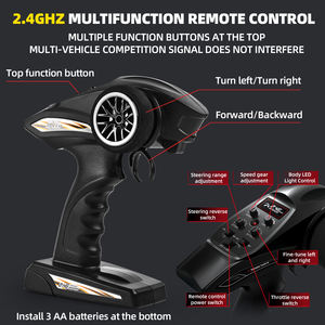 2,4G <span class=keywords><strong>Rc</strong></span> <span class=keywords><strong>Hummer</strong></span> <span class=keywords><strong>H2</strong></span> 1:10 <span class=keywords><strong>Rc</strong></span> Car off Road 4wd Car 7,4 V-1500MA 18650 Baterías recargables Cargador USB Velocidad en 50km,RC550 Cepillado - Product Image 6