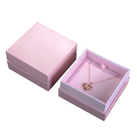 Emballage de bijoux en carton velours avec logo personnalisé, grande perle, boîte à bijoux indienne en or