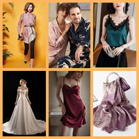 Tissus en polyester 100 % légers, doux, respirants, brillants, en satin de soie uni, pour jupes – Couleurs variées disponibles – Ventes flash