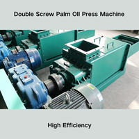 1-15TPD Dubbele Schroef Palmoliepers FFB Olieverwerkingsapparatuur Palmvruchtenpersmachine De Pers à Huile De Palme Op Voorraad