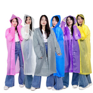 2025 Лидер продаж современный стиль PEVA непроницаемый плащ для взрослых водонепроницаемый дождь пончо для походов кемпинга многоразовый для взрослых - Product Image 2