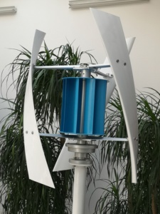R&X RX-XV2 Noiseless Vertical Wind Generator 2KW 48V 1.2M Rotor Diameter 2m/s Start-Up Speed for Roof RX-XV2 Low Rpm Wind Turbin - Product Image 2