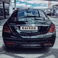 Kit Bodi Mobil untuk Mercedes Benz S Class W222 2014 2015 2016 2017 2018 2019 2020 Tahun Model S63 Facelift dengan Kisi Bemper