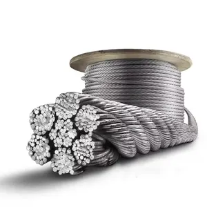 Chinese Manufacturer 10mm Steel Wire Rope Elevator Ungalvanized Wire Rope