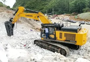 Excavatrice compacte sur chenilles à queue zéro de 65 tonnes, marque chinoise 965EHD, équipement de construction lourd de premier plan, certifiée EPA/CE - Product Image 5