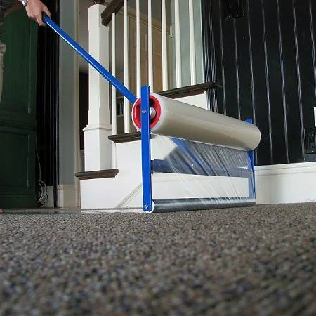 0.05mm-0.20mm Self-adhesive PE Protective Film Specifically for Carpets