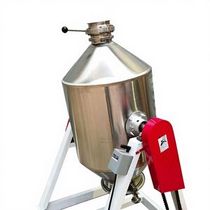Mezcladora Rotatoria de Tambor de Acero Inoxidable 304 de 200L, de Grado Alimenticio, con Rodillos Giratorios, para Mezclar Especias, Productos Químicos, Alimentos en Polvo Seco - Product Image 2