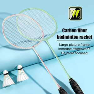 Precio de fábrica, <span class=keywords><strong>protector</strong></span> de marco de fibra de carbono, raqueta de bádminton, raqueta de volante para juegos de entrenamiento, práctica deportiva escolar - Product Image 4