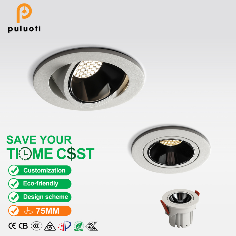 Recessed LED Embedded Spotlight with Adjustable