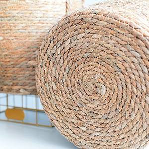 Maceta tejida de paja extragrande, cesta de plantas verdes para bonsái de Interior para flores en maceta - Product Image 6