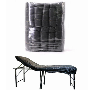 Funda Protectora Desechable Negra para Camilla de Tatuajes, Lámina de Plástico Impermeable y Antipolvo para Suministros de Mesa de Masaje - Product Image 5