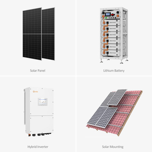 ระบบจัดเก็บพลังงานแสงอาทิตย์แบบออฟกริดสำหรับที่อยู่อาศัย 30kw 40kw 50kw ระบบไฮบริดพลังงานแสงอาทิตย์พร้อมแบตเตอรี่ - Product Image 2