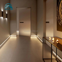 Plinthe lumineuse LED en aluminium avec éclairage LED intégré, profil en alliage d'aluminium pour plinthe lumineuse LED