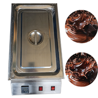 Pot à chocolat fondant commercial 3L/5L |   Réchauffeur thermostatique en acier inoxydable pour boulangerie et chocolaterie artisanale