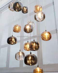 Modern Home <strong>Hanging</strong> Glass Lamp Restaurant Dining Room Lighting Chandeliers For Kitchen