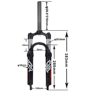 <span class=keywords><strong>Fourche</strong></span> avant de vélo Bolany 20 <span class=keywords><strong>pouces</strong></span> <span class=keywords><strong>fourche</strong></span> mécanique en alliage d'aluminium épaule contrôle amortisseur Suspension <span class=keywords><strong>fourche</strong></span> de vélo pliante - Product Image 4