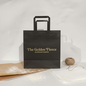 Bolsas de Compra de Papel Kraft Personalizadas Directas de Fábrica con Logotipo, Bolsas de Regalo de Lujo Ecológicas - Product Image 1