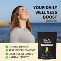 VitaSpring Gummies en vrac à base de Mousse de mer, Ashwagandha, Nigelle et Miel, Complément alimentaire vitaminé Halal, Gummies au Miel et à l'Huile de Nigelle
