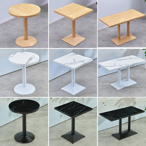 Restaurant Commercial Furniture <strong>Square</strong> Fast Food Restaurant Furniture <strong>Kitchen</strong> Marble Restaurant Dining <strong>Table</strong> and Chair Set - Product Image 3