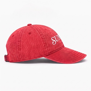 Gorra de Béisbol de Pana Ajustable de 6 Paneles con Logotipo Personalizado Bordado Plano y Pedrería de Lujo Marca T&L al por Mayor - Product Image 6