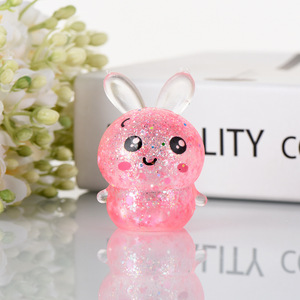 Jouet à presser en maltose Lapin Mignon de Pâques, Balle de pression douce pour les doigts, Créatif pour la décompression et le soulagement du stress pour enfants - Product Image 5