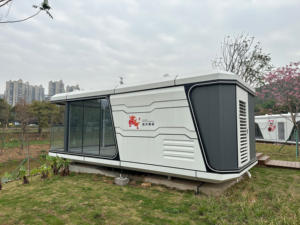 Villa prefabricada <span class=keywords><strong>de</strong></span> lujo impermeable a prueba <span class=keywords><strong>de</strong></span> viento para 4 se adapta cómodamente a tormentas terremotos para dormitorio Resort House Office Fast - Product Image 2