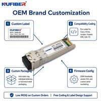 Módulo Transceptor Óptico SFP+ 10G ER 1550nm 40km SMF Dúplex LC DDM 10GBASE-ER Conectable en Caliente para Centro de Datos FTTH para Cisco