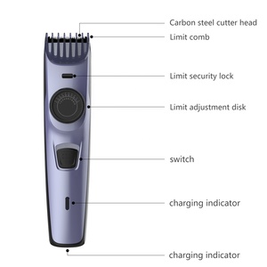 Nuovo arrivo USB in acciaio inox Wireless ricaricabile per <span class=keywords><strong>uomo</strong></span> capelli capelli macchina per rimuovere Nova Trimmer elettrico tagliacapelli - Product Image 3