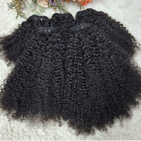 Meilleure Qualité Cheveux Naturels Noirs Bouclés Courts pour Femmes, Fournisseur de Mèches de Cheveux Bruts de Grade Rideau