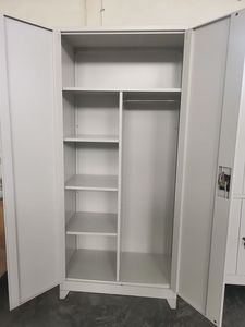 Armadietto di stoccaggio in acciaio mobili per la casa all'ingrosso in metallo armadi <span class=keywords><strong>armadio</strong></span> camera da letto <span class=keywords><strong>armadio</strong></span> per l'organizzazione di <span class=keywords><strong>vestiti</strong></span> - Product Image 5