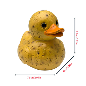 Figurine de poupée de canard vé<span class=keywords><strong>g</strong></span>étal en résine écologique de style fantastique peint Design Statue de décoration de jardin - Product Image 6
