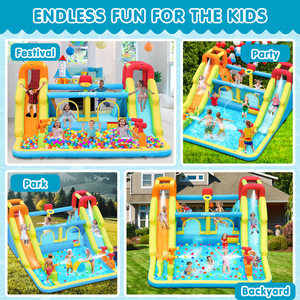 FBSPORT Small Outdoor Playground Combo Bounce House Commercial Kids Playground Outdoor Sets Bouncy Castle <strong>for</strong> <strong>Sale</strong> <strong>Uk</strong> - Product Image 2